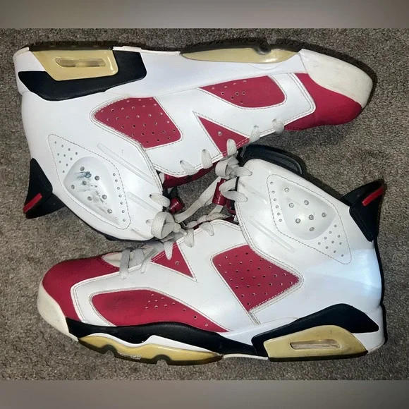 2014 Jordan 6 Carmine - Size 10.5 - Used, No Box - Picture 5 of 10